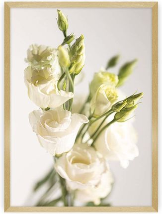 Dekoria Plakat Elegant Flowers 70×100 cm Ramka: Złota