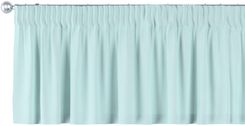 Dekoria Lambrekin na taśmie marszczącej pastelowy błękit 130x40cm Cotton Panama