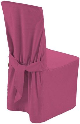 Dekoria Sukienka na krzesło różowy 45×94 cm Loneta
