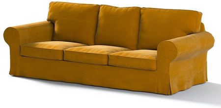 Dekoria Pokrowiec na sofę Ektorp 3 osobową nierozkładaną miodowy 216×83×73 cm Velvet
