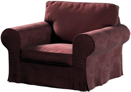 Dekoria Pokrowiec na fotel Ektorp bordowy 103×82×73 cm Velvet