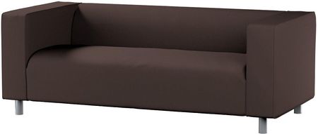 Dekoria Pokrowiec na sofę Klippan 2 osobową Coffe (czekoladowy brąz) 177×88×66 cm Cotton Panama