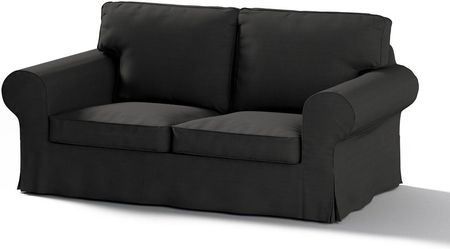Dekoria Pokrowiec na sofę Ektorp 2 osobową rozkładaną model do 2012 Shadow Grey (grafitowy) 195×90×73 cm Cotton Panama