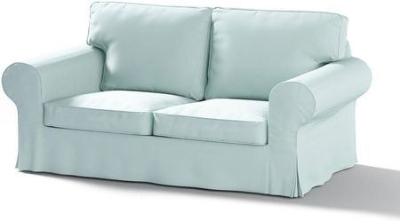 Dekoria Pokrowiec na sofę Ektorp 2 osobową rozkładaną model do 2012 pastelowy błękit 195×90×73 cm Cotton Panama