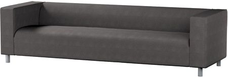 Dekoria Pokrowiec na sofę Klippan 4 osobową grafitowy 246×86×58 cm Etna