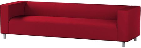 Dekoria Pokrowiec na sofę Klippan 4 osobową czerwony 246×86×58 cm Etna
