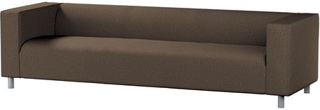 Dekoria Pokrowiec na sofę Klippan 4 osobową beżowo brązowy melanż 246×86×58 cm Living