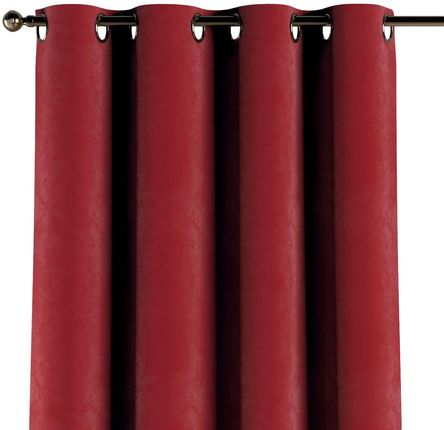 Dekoria Zasłona na kółkach 1 szt. intensywna czerwień 130×100cm Velvet
