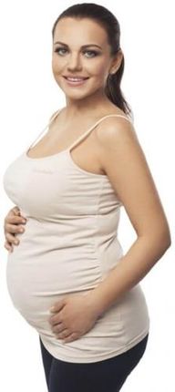 Podkoszulka ciążowa chroniąca przed promieniowaniem beżowa Femibelly