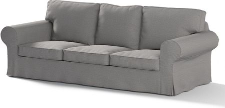 Dekoria Pokrowiec na sofę Ektorp 3 osobową nierozkładaną szary 216×83×73 cm Edinburgh