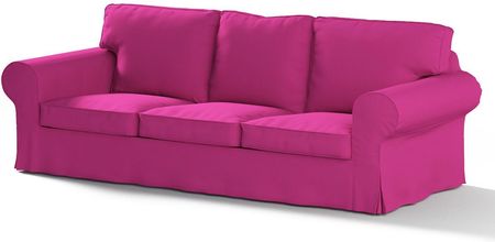 Dekoria Pokrowiec na sofę Ektorp 3 osobową nierozkładaną amarant 216×83×73 cm Etna