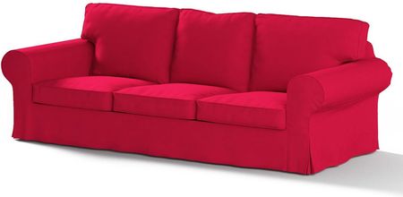 Dekoria Pokrowiec na sofę Ektorp 3 osobową nierozkładaną czerwony 216×83×73 cm Etna