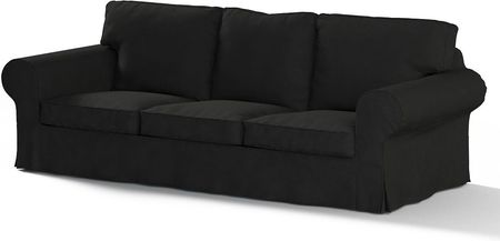 Dekoria Pokrowiec na sofę Ektorp 3 osobową nierozkładaną czarny 216×83×73 cm Etna