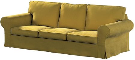 Dekoria Pokrowiec na sofę Ektorp 3 osobową nierozkładaną oliwkowy zielony 216×83×73 cm Velvet