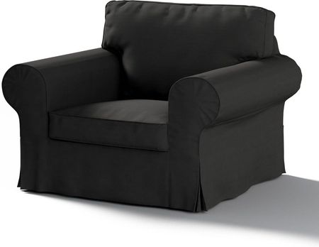 Dekoria Pokrowiec na fotel Ektorp Shadow Grey (grafitowy) 103×82×73 cm Cotton Panama