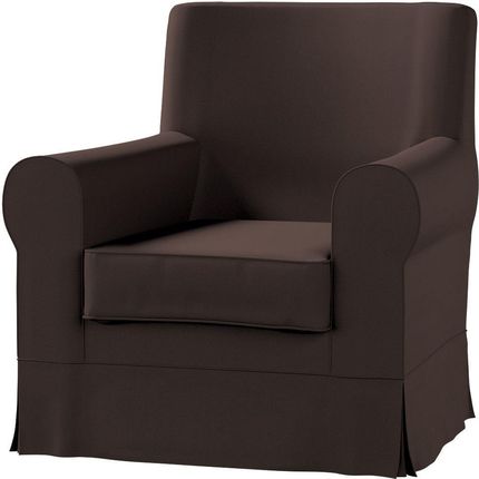 Dekoria Pokrowiec na fotel Ektorp Jennylund Coffe (czekoladowy brąz) 78×85×84 cm Cotton Panama