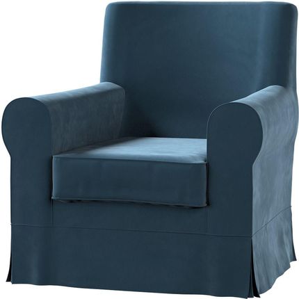 Dekoria Pokrowiec na fotel Ektorp Jennylund pruski błękit 78×85×84 cm Velvet
