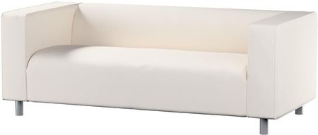 Dekoria Pokrowiec na sofę Klippan 2 osobową kremowa biel 177×88×66 cm Etna