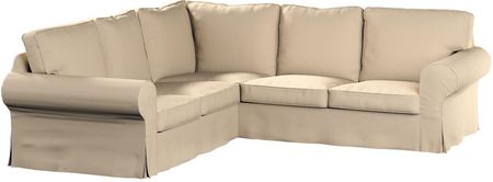 Dekoria Pokrowiec Ektorp na sofę narożną kremowo beżowy 240/136×82×73 cm Living