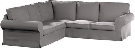 Dekoria Pokrowiec Ektorp na sofę narożną gołębi szary 240/136×82×73 cm Velvet