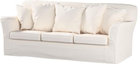 Dekoria Pokrowiec na sofę Tomelilla 3 osobową nierozkładaną kremowa biel 194×80×76 cm Etna