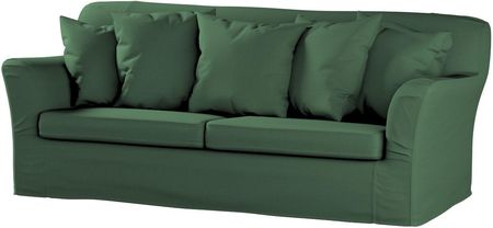 Dekoria Pokrowiec na sofę Tomelilla 3 osobową rozkładaną Forest Green (zielony) 197×95×75 cm Cotton Panama