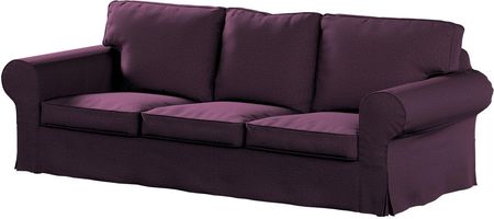 Dekoria Pokrowiec na sofę Ektorp 3 osobową rozkładaną fioletowy 218×88×88 cm Living
