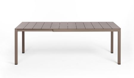 Nardi Stół rozkładany z aluminiowym blatem 1400/2100x850x750mm Rio Alu 140 Extensible Tortora 4865910000