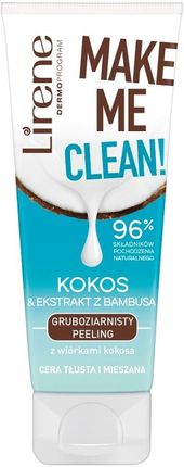Lirene Make Me Clean Kokos &Amp; Ekstrakt Z Bambusa Peeling Do Twarzy 75 ml