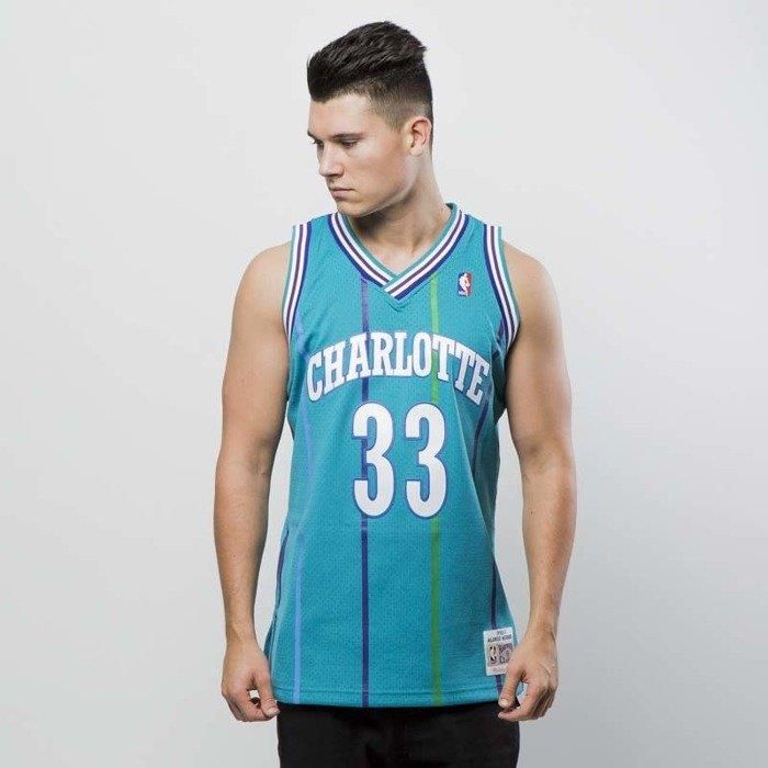 Mitchell & Ness tank top Charlotte Hornets #33 Alonzo Mourning