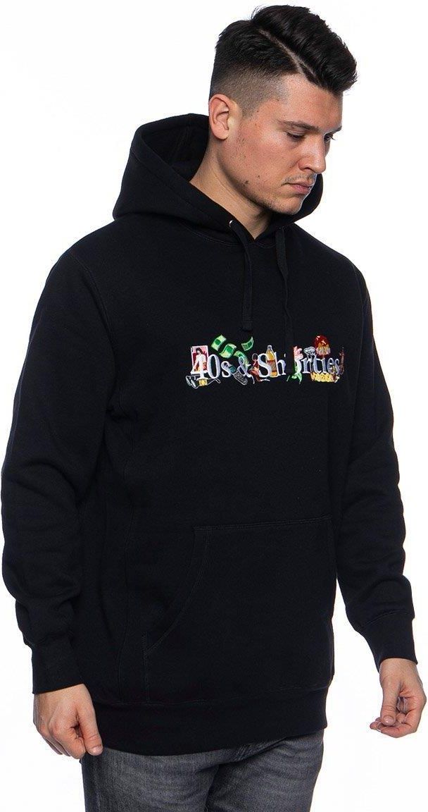 Bluza 40s u0026 Shorties Life Hoodie black - Ceny i opinie - Ceneo.pl