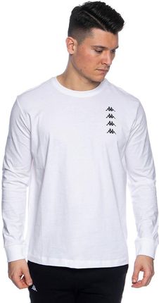 Koszulka Longsleeve Kappa Grandalf biała - biały - Ceny i opinie T-shirty i koszulki męskie NABN