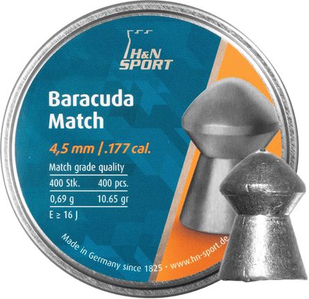 H&N Sport Śrut Diabolo Baracuda Match 4,5Mm 400 Szt 