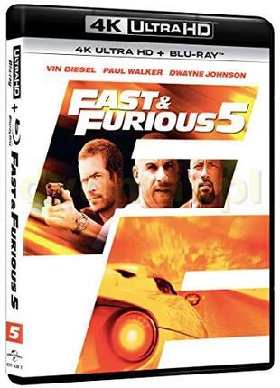 Fast & Furious 5 (Szybcy i wściekli 5) [Blu-Ray 4K]+[Blu-Ray]