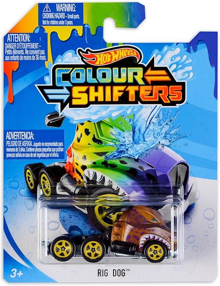 hot wheels color shifters rig dog