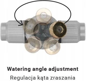 Bradas Ogrodowa mgiełka wodna White Line 7,5m (WLZ1007)