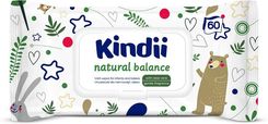 Zdjęcie Kindii Natural Balance Chusteczki Nawilżane Dla Dzieci I Niemowląt 60Szt - Międzyrzecz