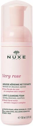 Nuxe Very Rose delikatna pianka oczyszczająca do wszystkich rodzajów skóry 150 ml
