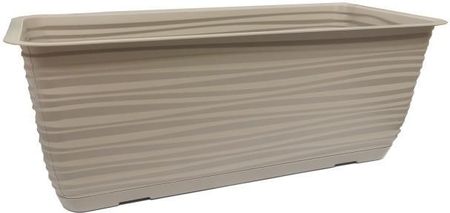 Formplastic Skrzynka balkonowa Sahara z podstawką 585x170x145mm szara 3190