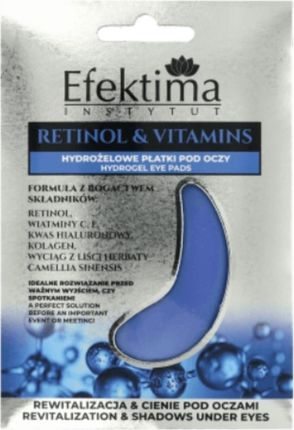 Efektima Hydrozelowe Płatki Pod Oczy Retinol Vitamin 1 Para