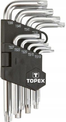 TOPEX Klucze pięciokątne komplet 9 sztuk 35D950