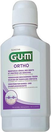 Gum Ortho Płyn Do Płukania Ust Dla Osób Noszących Aparaty Ortodontyczne 300Ml
