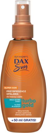Dax Sun Turbo Gold Przyspieszacz Opalania Spray 200Ml