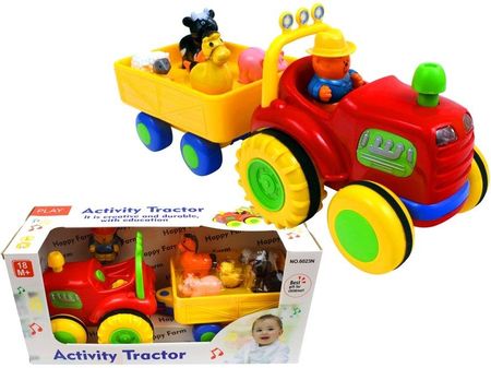 Nobo Kids Pojazd Interaktywny Traktor Z Przyczepką 