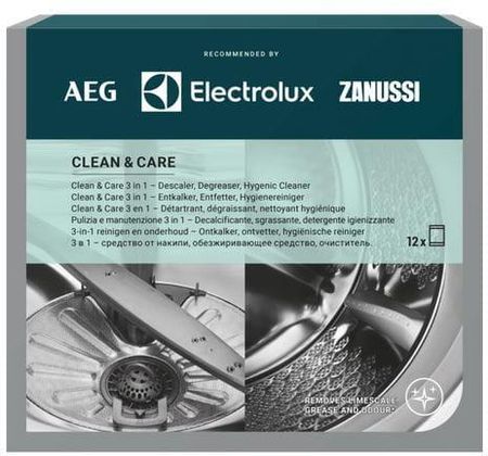 Electrolux Preparat do pralki i zmywarki Clean&Care 3 w 1 12 szt. (M3GCP400)