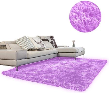 Strado Dywan Pokojowy Shaggy 100X150 Purpleflower Jasny Fioletowy Purple