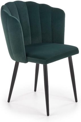 Halmar Krzesło K386 Velvet Ciemno Zielone