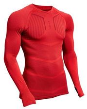 KIPSTA Koszulka termoaktywna Keepdry 500 czerwona z długim rękawem CZERWONY - Bielizna i odzież termoaktywna