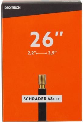 BTWIN DĘTKA ROWEROWA 26x2,2/2,5 Z WENTYLEM SCHRADER 48 MM