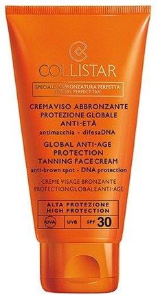 Collistar Przeciwstarzeniowy Krem Do Opalania Twarzy Spf30 Globalna Ochrona 50Ml